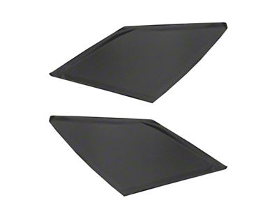 1964 GTO/LeMans Legendary Auto Interiors Rear Sail Panel Boards, Recessed Star Pattern