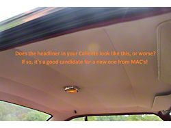 1964 Mercury Comet Caliente 2 Door Hardtop Headliner-Crater Vinyl--Choose Your Color