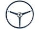 1964 Mustang 3-Spoke Steering Wheel for Cars with Generator, Blue