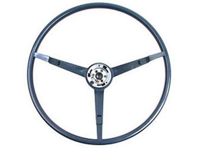 1964 Mustang 3-Spoke Steering Wheel for Cars with Generator, Blue