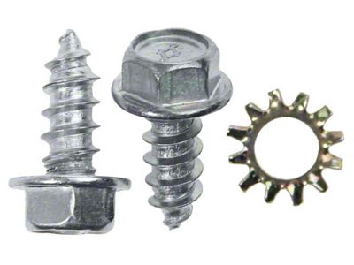 1964 Mustang Generator Voltage Regulator Mounting Fastener Set