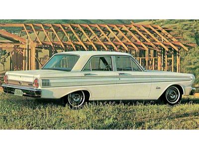 1964 Rear Door Panels, Falcon Futura 4-Door Sedan