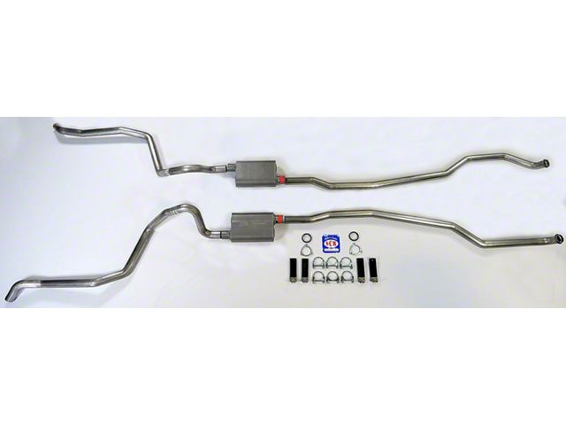 1965-1966 Full Size Chevrolet Aluminized Exhaust System 2-1/2 Quick Flow, Big Block, With Performance Exhaust Manifolds, 2-1/ 2
