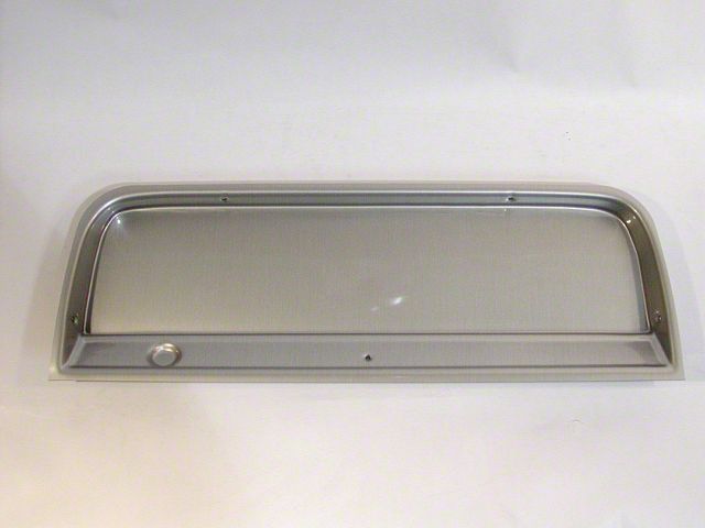 1965-1966 Chevy Truck Instrument Cluster, Brushed Aluminum, Without Gauges, 1964-1966
