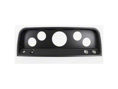 1965-1966 Chevy Truck Instrument Panel, Five Hole Without Gauges, Black