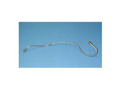 1965-1966 Corvette Brake Caliper Line Stainless Steel With Armor Right Rear
