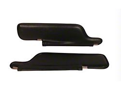 Sunvisors,Black Coupe,65-66 (Sting Ray Sports Coupe)
