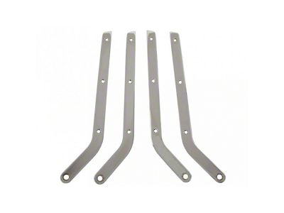 1965-1966 Corvette Seat Back Side Hinges Chrome