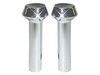 OPR Door Lock Button/ Chromed Plastic