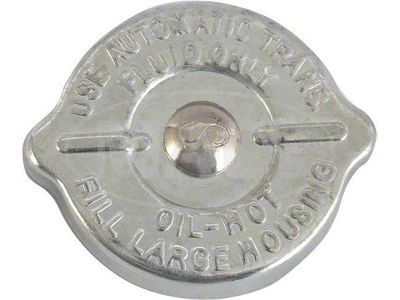 1965-1966 Ford Thunderbird Power Steering Pump Cap without Dipstick, Zinc Plated