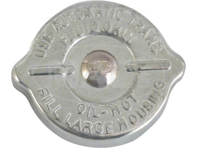 1965-1966 Ford Thunderbird Power Steering Pump Cap without Dipstick, Zinc Plated