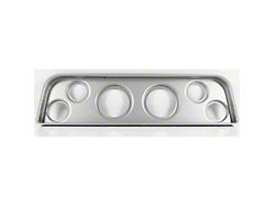 1965-1966 GMC Truck Instrument Panel Without Gauges, Brushed Aluminum Finish
