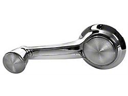 Window Crank Handle, Chrome, w/Chrome Knob, Deluxe (65-66 GTO)