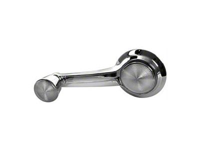 1965-1966 GTO Window Crank Handle,Chrome,w/Chrome Knob,Deluxe