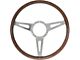 1965-1966 Mustang 15 Shelby-Style Woodgrain Steering Wheel