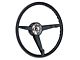 1965-1966 Mustang 3-Spoke Steering Wheel for Cars with Alternator, Black