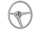 1965-1966 Mustang 3-Spoke Steering Wheel for Cars with Alternator, White