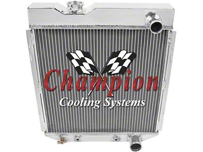 1965-1966 Mustang Champion 4-Row Aluminum Radiator, 289 V8 (289ci V8)