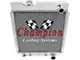 1965-1966 Mustang Champion 4-Row Aluminum Radiator, 289 V8 (289ci V8)