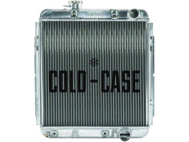 1965-1966 Mustang COLD CASE Big 2-Row Aluminum Radiator, 289 V8 with Automatic Transmission