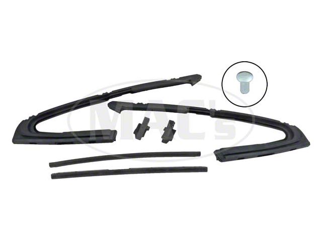 1965-1966 Mustang Complete Vent Window Seal Kit