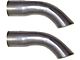 1965-1966 Mustang Concours Correct Turned-Down Exhaust Tips, Pair