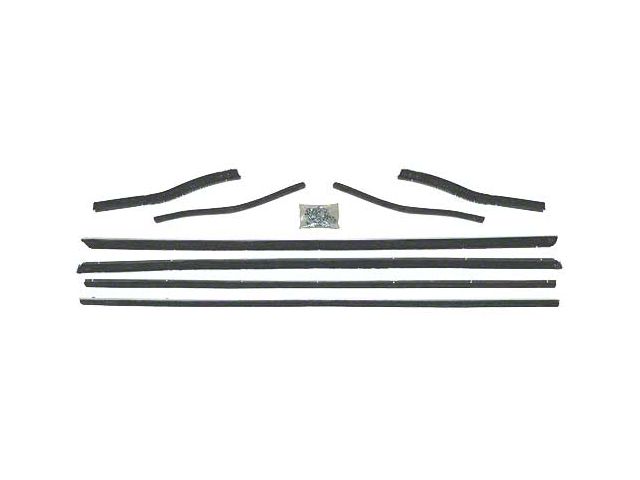 Belt Weatherstrip Kit/ 8 Pcs/ 65-66 Mustang Cpe & Cnv