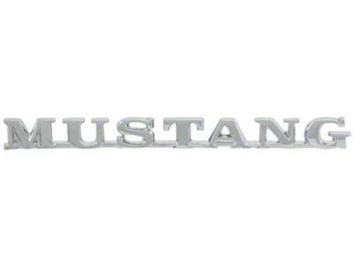 Scott Drake 1965-1966 Mustang Coupe or Convertible Fender Nameplate for Cars with Alternator