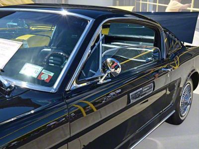 1965-1966 Mustang Fastback Door Glass, Left
