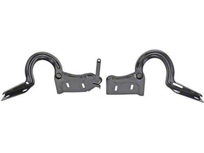 1965-1966 Mustang Fastback Trunk Lid Hinge Assemblies, Pair (Fastback)