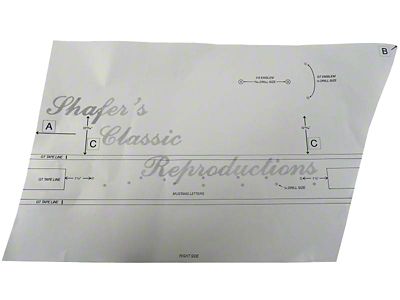 1965-1966 Mustang GT Stencil Kit