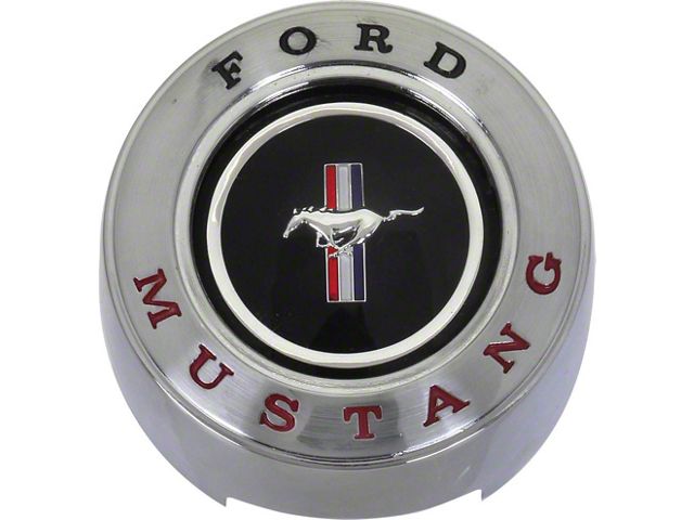 1965-1966 Mustang Horn Center Emblem Assembly