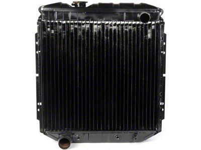 1965-1966 Mustang MaxCore 3-Row Copper/Brass Radiator, 5.0L V8