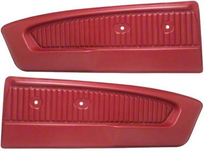 1965-1966 Mustang Pony Interior Door Panels in Factory Colors, Scott Drake