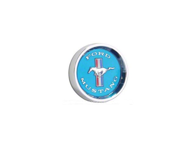 1965-1966 Mustang Styled Steel Wheel Hubcap, Blue