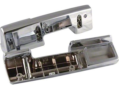 1965-1967 Chevy Nova Armrest Bases, Rear, Chrome