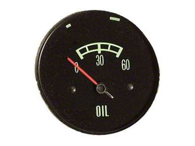 1965-1967 Corvette 60 PSI Oil Pressure Gauge