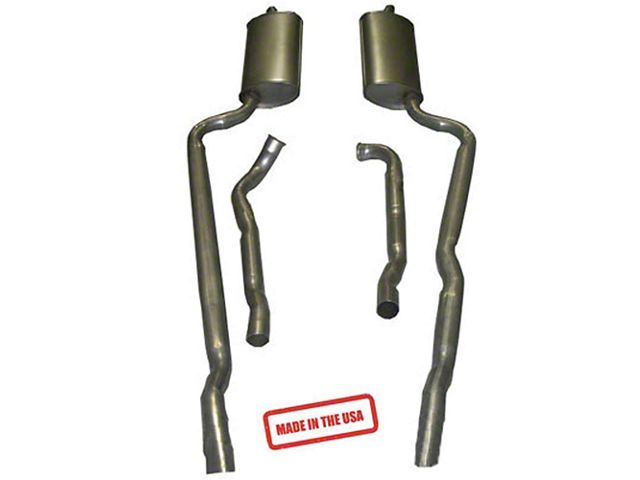 1965-1967 Corvette Big Block Exhaust Kit Aluminized 2.5 Off Road With Manual Transmission