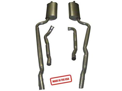 1965-1967 Corvette Big Block Exhaust Kit Aluminized 2.5 Off Road With Manual Transmission