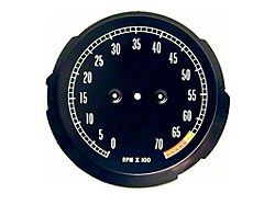 1965-1967 Corvette Electronic Tachometer, High 6500 RPM Redline