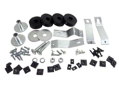 1965-1967 Corvette Side Exhaust Covers And Mufflers Mounting Kit