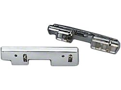 Chrome Armrest Bases, Pair (65-67 Impala)
