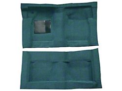 Complete Loop Molded Carpet; Black (65-67 Galaxie Convertible w/ Automatic Transmission)