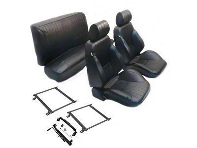 1965-1967 Mustang Fastback Procar Front and Rear Seat Kit