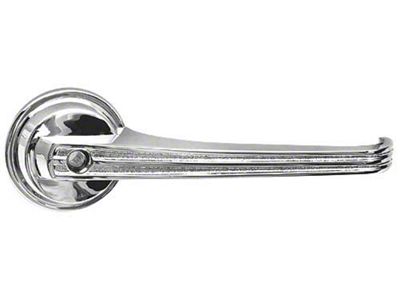 OPR Interior Door Handle; Chrome (Late 65-67 Mustang w/o Deluxe Pony Interior)