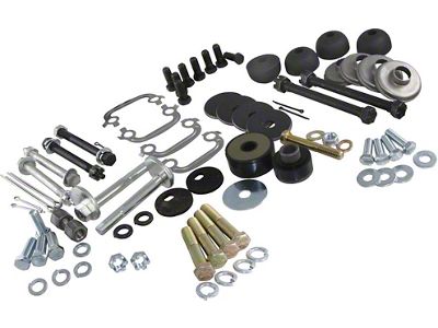 Suspension Mounting Kit, Rear, 1965-1968