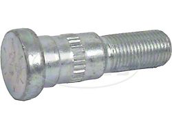 1/2-20 Serrated Wheel Studs; 0.625-Inch Knurl; 2-Inch Length