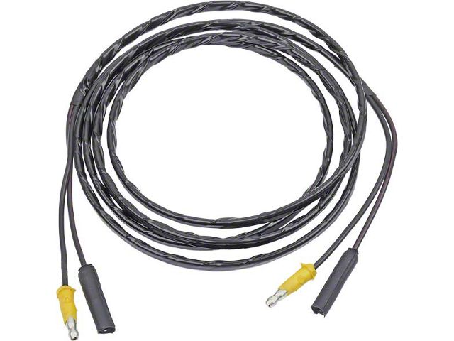 CA 1965-1968 Mustang Back Up Light Wiring, V8 with Automatic or 4-Speed Transmission