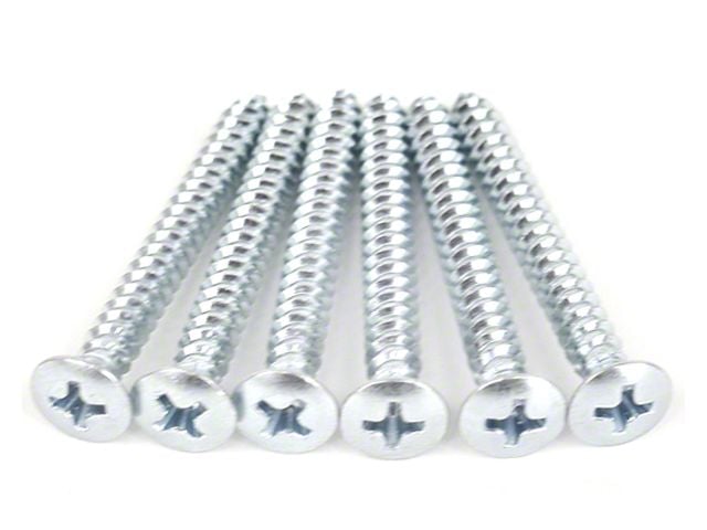 1965-1968 Mustang Console Mounting Screw Set, 6 Pieces