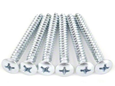 1965-1968 Mustang Console Mounting Screw Set, 6 Pieces